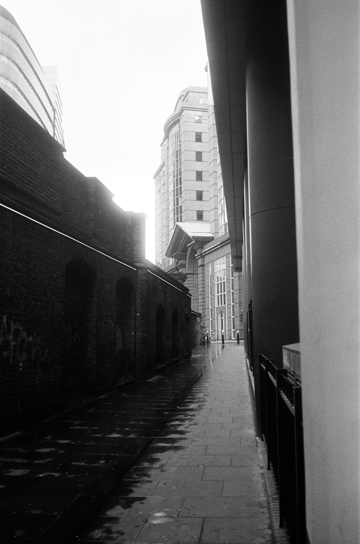 outside